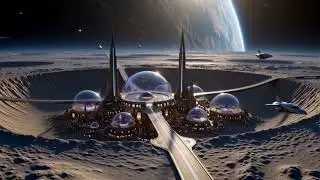 Lunar Drift &ndash; Futuristic Moon Megacity | Ambient Sci-Fi Music for Focus, Sleep & Deep Space Travel