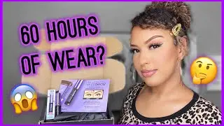 SEMI PERMANENT BROWS?! NEW URBAN DECAY INKED BROW REVIEW AND WEAR TEST