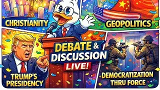 🦆Duck's Why 🗽 LIVE debate/'discussos evrythng Trump, Politics, ICE, Philosophy, Religion,