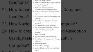 Jetpack Compose Interview Questions - Part 1
