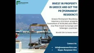 Investment & Permanent Residency in Greece/ Cyprus