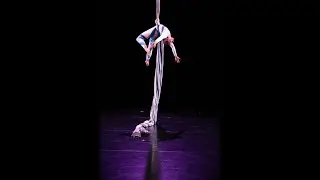 [F]airy - aerial silk performance by Delaney Carter