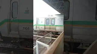 Movimenta&ccedil;&atilde;o de trens na Esta&ccedil;&atilde;o do metr&ocirc; DF Asa Sul em Bras&iacute;lia DF.