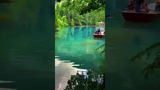Blausee and its magical blue colour - #berneroberland #kandertal #kandersteg #frutigen #blausee