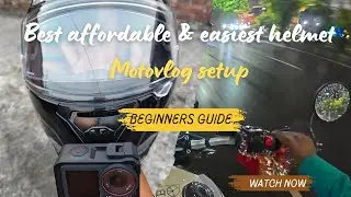 How to Start Motovlogging in 2025 🎥 | Budget Helmet Camera & Mic Setup Under ₹2000