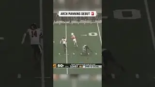 Arch Manning's first collegiate appearance 👏👏👏