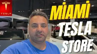 MİAMİ'DE DOLAŞIRKEN TESLA STORE S&Uuml;RPRİZİ #tesla #miamitesla #miami