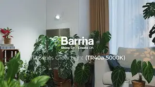 Barrina TR40a 40W LED Grow Lights 5000K | Full Spectrum, Mounted & Timer