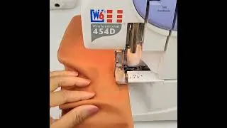 Tip to sew curve with overlock machine #sewingtipsandtricks