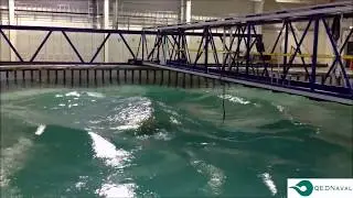 Subhub Testing at Flowave using Schottel Model Turbine