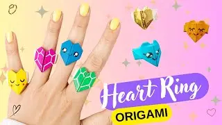 Origami Paper Heart Ring 💍 &ndash; Cute DIY Gift for Valentine's Day & Mother's Day