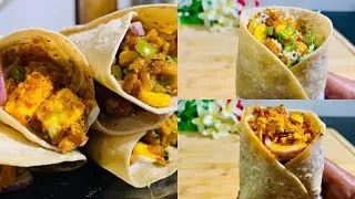 Paneer Frankie Recipe | Aloo Corn Frankie Recipe | Paneer Corn Roll  Recipe -Foodyfoss Kitchen