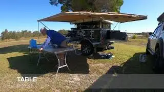 Uncle Johnnie's full camp set up