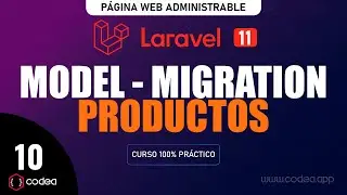 Laravel 11 Implementar el modelo y la migración de Productos en Laravel