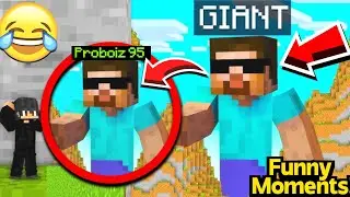 Proboiz 95 & Junkeyy *FUNNY MOMENTS* in Minecraft 😅🤣| @ProBoiz95 @junkeyy