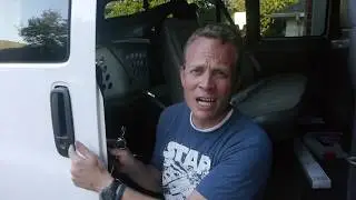 How to replace the handle on a sliding door of a 2007 Chevy Express Van