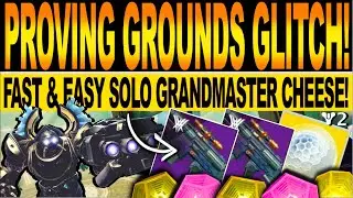New GRANDMASTER GLITCH! Solo PROVING GROUNDS Nightfall FARM Cheese | Destiny 2 Season Of The Haunted