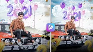 Happy New Year Concept Photo Editing Tutorial PicsArt || Picsart Happy New Year 2021 Photo Editing