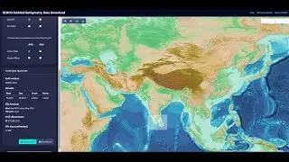 Global Bathymetric data download (GEBCO)
