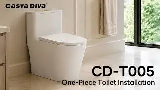 Casta Diva T005 One-Piece Toilet | Complete Installation Guide & Smart Setup