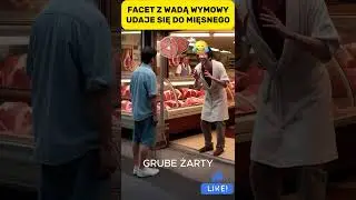 Dowcip Dnia - Wchodzi facet z wadą wymowy do mięsnego #humor #dowcipdnia #dowcip #kawał