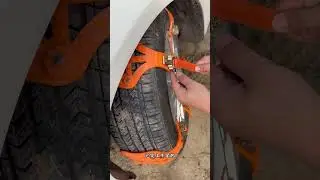 Universal anti-skid chain installation method  How to install anti-skid chains InstallationSnow.