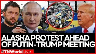 LIVE | TRUMP-PUTIN MEETING: Anchorage Protesters Rally in Support of Ukraine Ahead Summit