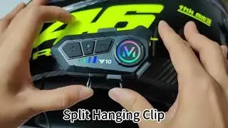 Y10 casque de moto casque Bluetooth 1000Mah r&eacute;duction du brui