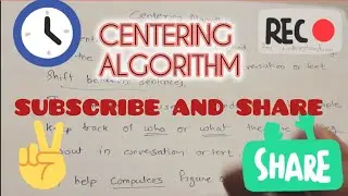 Centering Algorithm with example Natural language processing discourse Anaphora resolution 