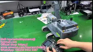 TOUCAN RC HOBBY 1/14 LESU Metal RC Hydraulic Excavator Aoue ZX490 Upgraded Heavy Digger  THZH2259