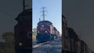 CP 7054 leads CPKC H97. #shorts #cpkc #trains