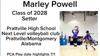 Marley Powell volleyball play date highlights 7/1
