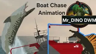 Boat Chase Animation! (Dc2) jurassic world rebirth. (Mr_DINO DWM special)