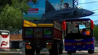 ETS2: Dhaka to Gaibandha With Shah Fateh Ali Hino Ak1J | Euro Truck Simulator 2 | Gameplay | Riktoue