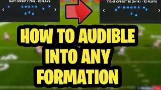 HOW TO AUDIBLE INTO ANY FORMATION IN MADDEN 21 | MADDEN 21 TIPS & TRICKS