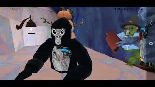 I met a finger painter in gorilla tag!! (Money mayhem)