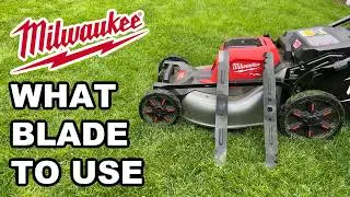 Milwaukee High Lift Lawn Mower Blade Test and Comparison