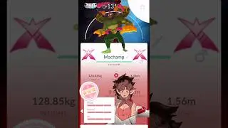 When I Got💯Hundo BG Machamp On Community Day #pokemongo