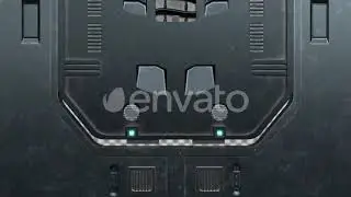 Sci Fi Metal Door Transition | Motion Graphics - Videohive template