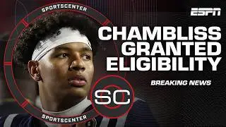 Breaking: Ole Miss QB Trinidad Chambliss GRANTED extra year of eligibility 🚨 | SportsCenter