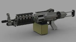 Custom LEGO Gun MOC: FNH MK-46 [MW3]