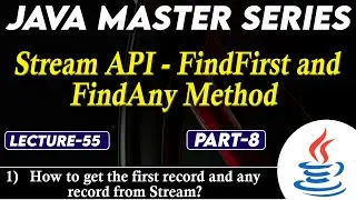Java Stream API Part-8 | FindFirst vs FindAny Explained Simply | Tpoint Tech