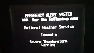 Emergency Alert System Warning June 9, 2009