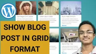 How to display WordPress blog post in grid format