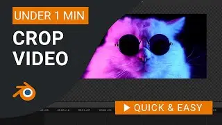 Учебник по Blender: как обрезать видео в видеоредакторе Blender