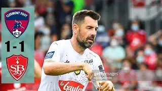 Clermont vs Brest 1-1 Highlights & Goals | 19/09/2021 HD