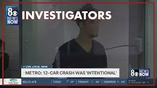 Las Vegas police: Driver 'intentionally' caused deadly 12-car crash that killed pregnant girlfriend
