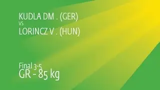 BRONZE GR - 85 kg: D. KUDLA (GER) df. V. LORINCZ (HUN), 3-3