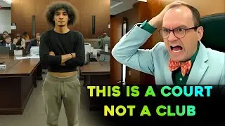 JUDGE RIPS INTO DEFENDANT for Wearing a 