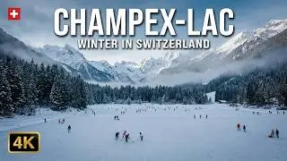 🇨🇭 Champex-Lac in winter, Switzerland 